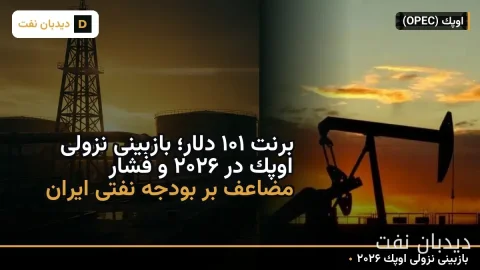 برنت ۱۰۱ دلار؛ بازبینی نزولی اوپک در ۲۰۲۶ و فشار مضاعف بر بودجه نفتی ایران