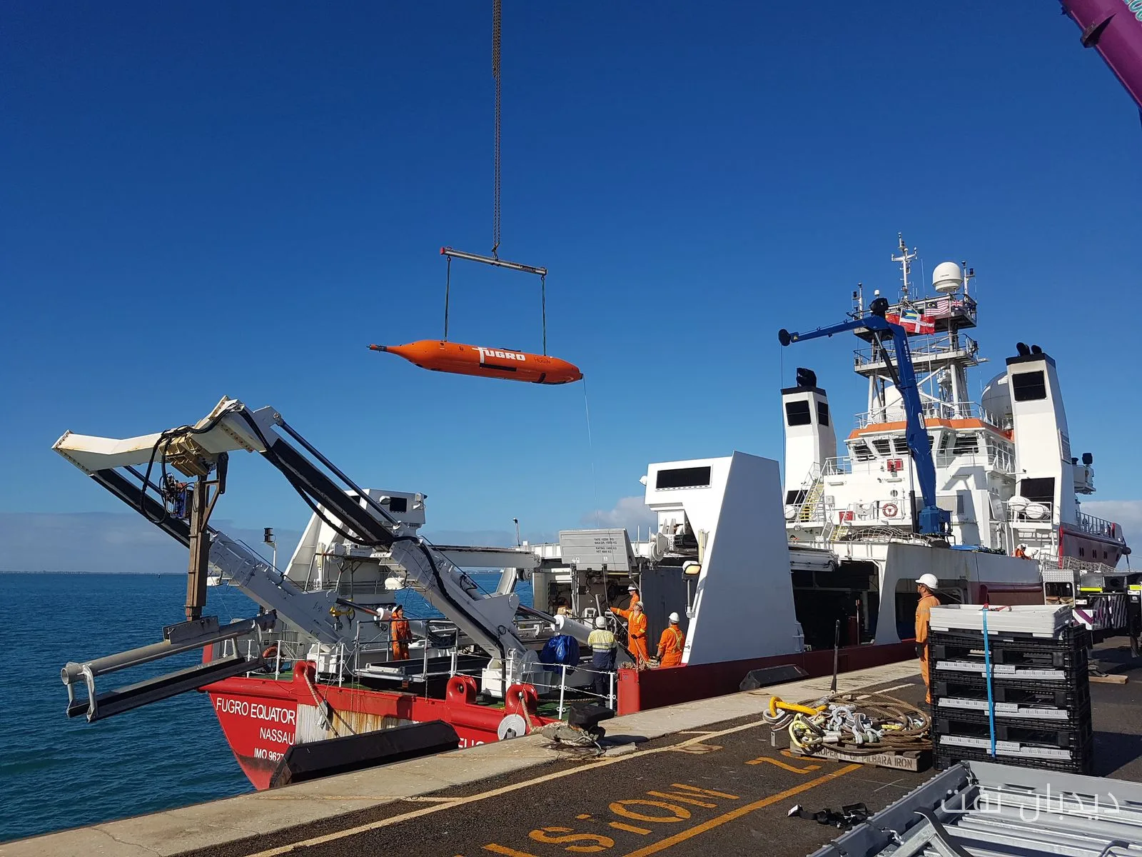 Fugro بر اساس درخواست پتروناس کارگالی، نظرسنجی ژئوهزینهای عمیق در شرق مالزی انجام داد