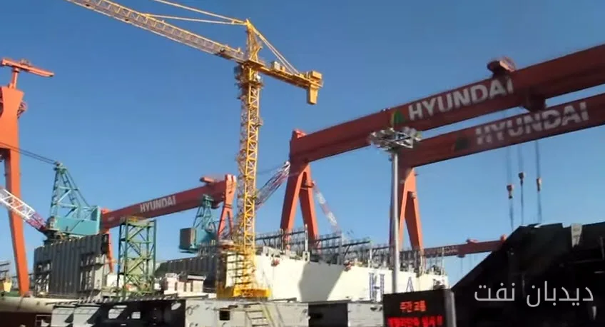 برنامه HD Hyundai و Kiewit برای توسعه یک کارخانه کشتی‌سازی در سواحل خلیج