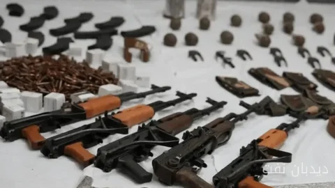 کشف ۱۰۹ قبضه سلاح جنگی در مرز کرمانشاه توسط دادستانی