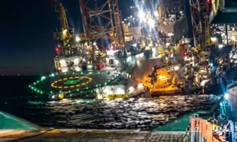 غرق شدن دکل Prospector 5 Borr Drilling در سواحل گابن و مفقود شدن پنج کارگر