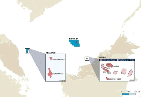 Seascape Energy 45% از قرارداد بهره‌برداری در مالزی را دریافت کرد