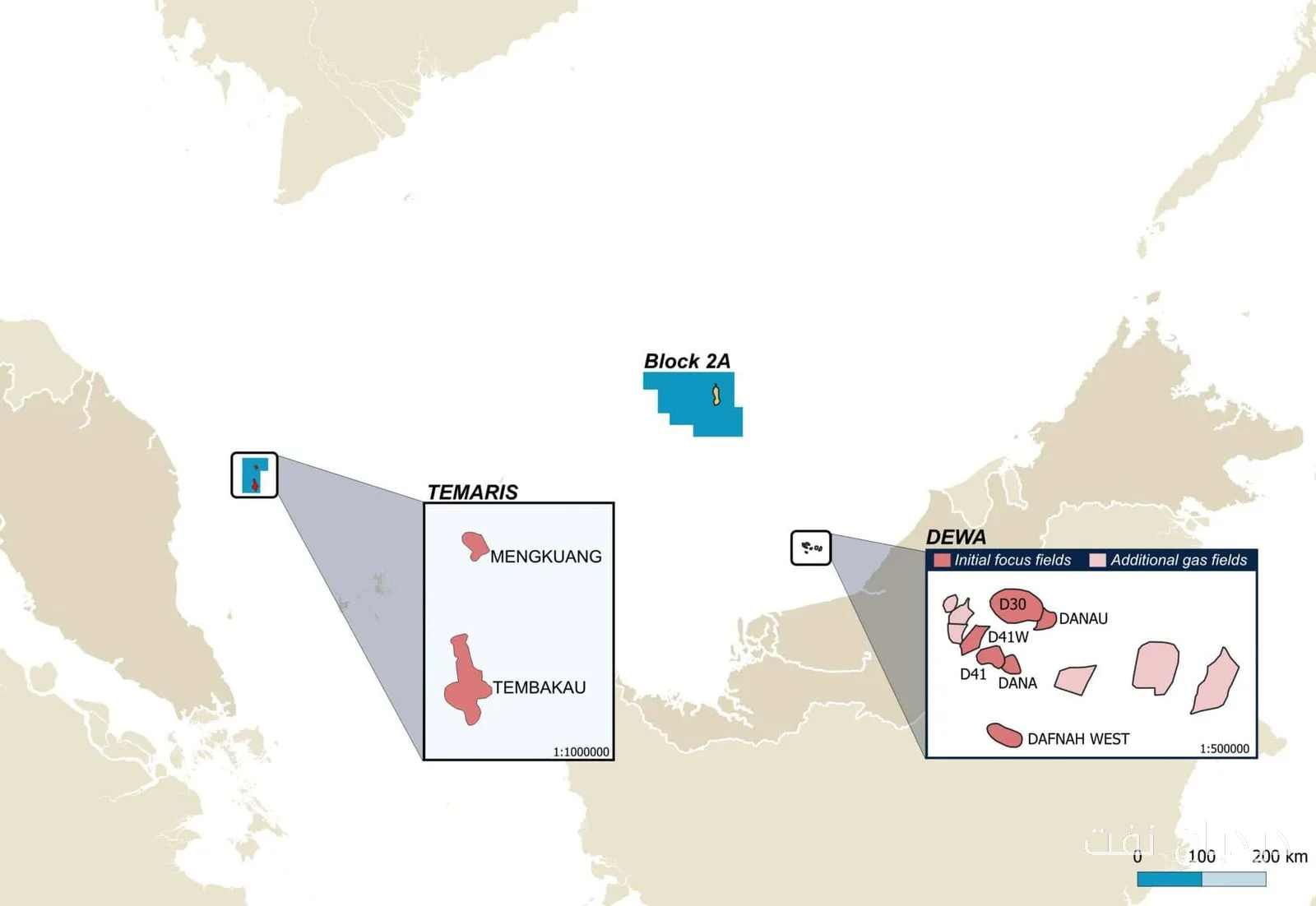 Seascape Energy 45% از قرارداد بهره‌برداری در مالزی را دریافت کرد